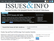 Tablet Screenshot of issuesandinfo.com